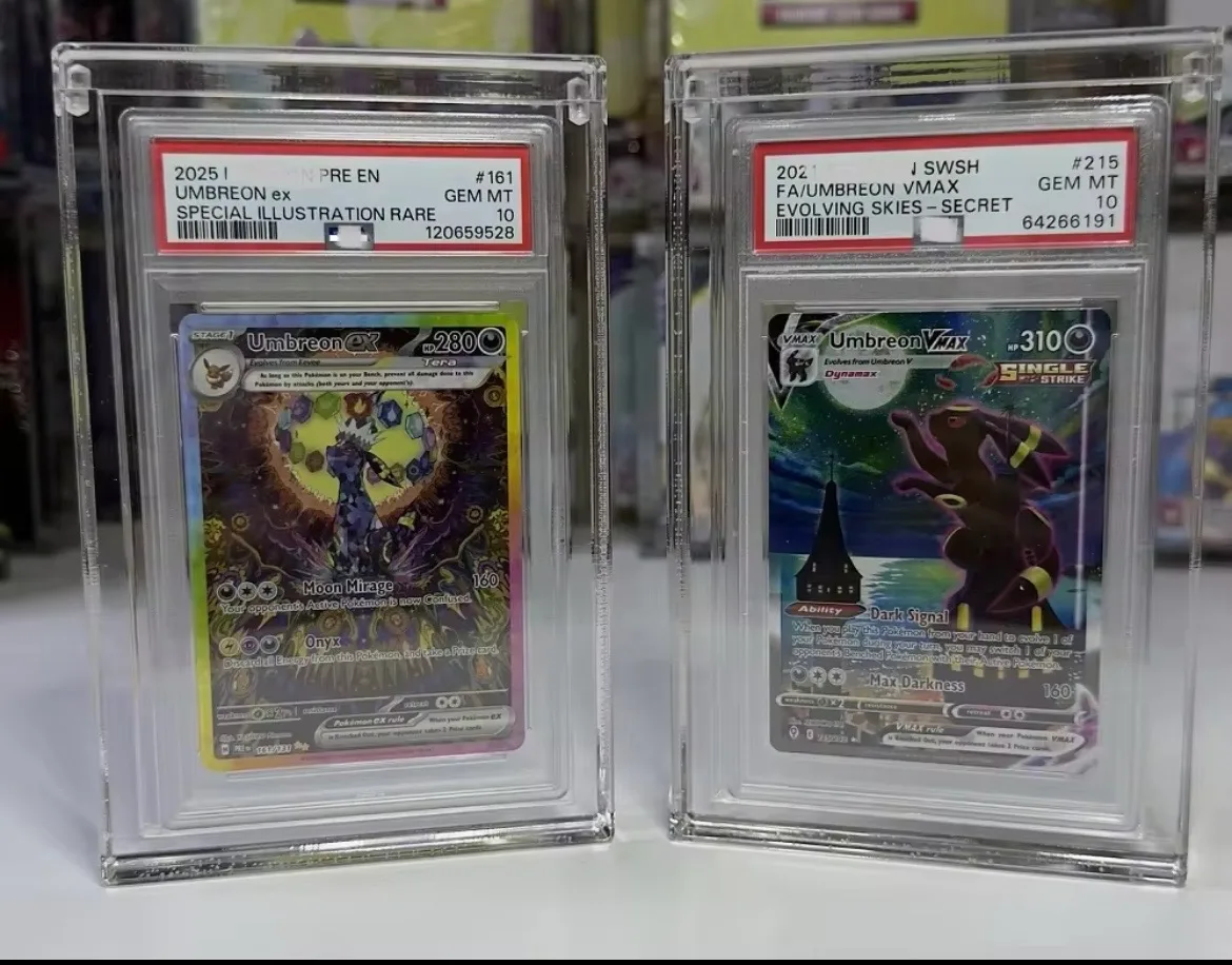 Clear Acrylic PSA/CGC Slab Protector - White preview 3