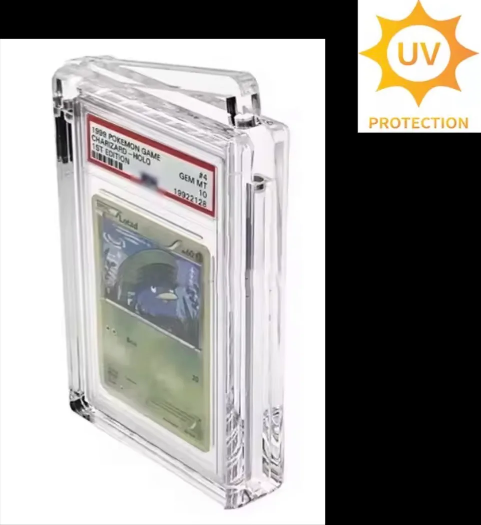 Clear Acrylic PSA/CGC Slab Protector - White preview 2
