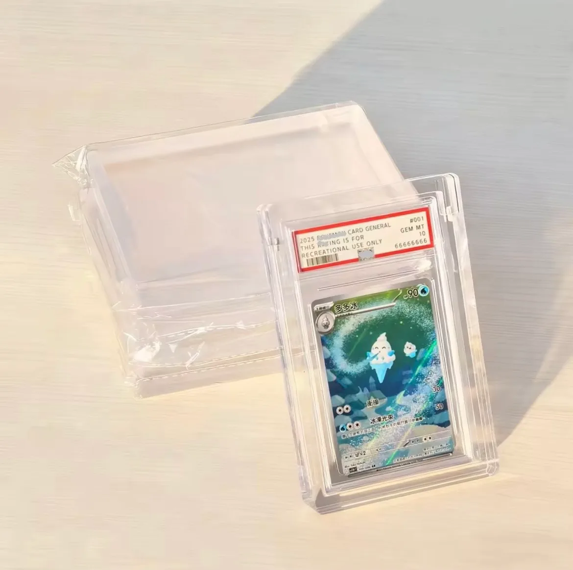 Clear Acrylic PSA/CGC Slab Protector - White preview 6
