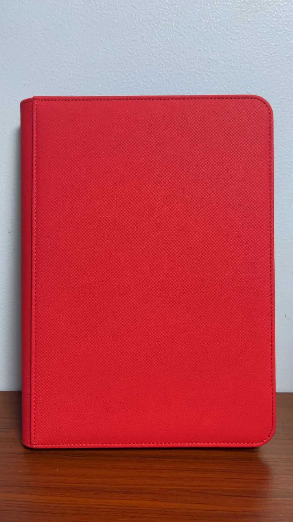 Red custom binder