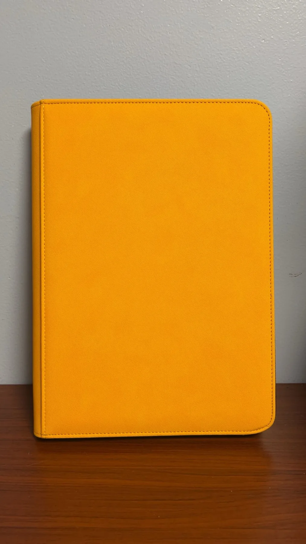 Yellow custom binder