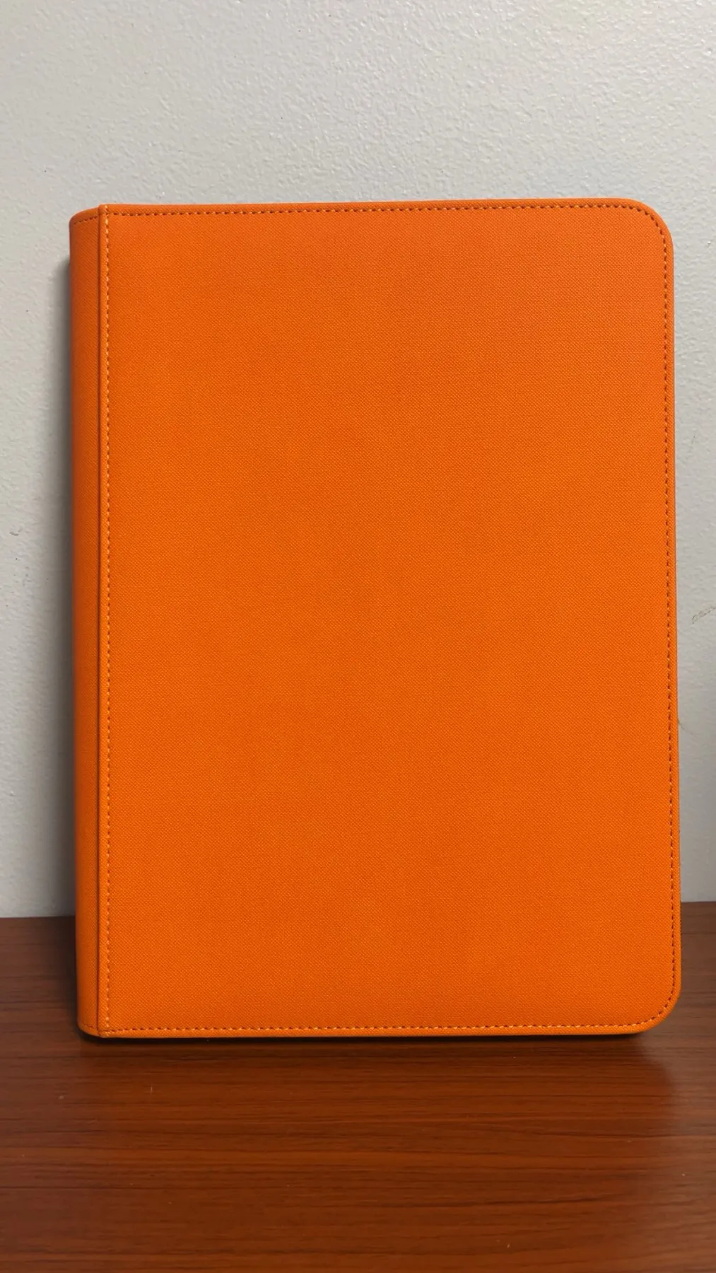 Orange custom binder