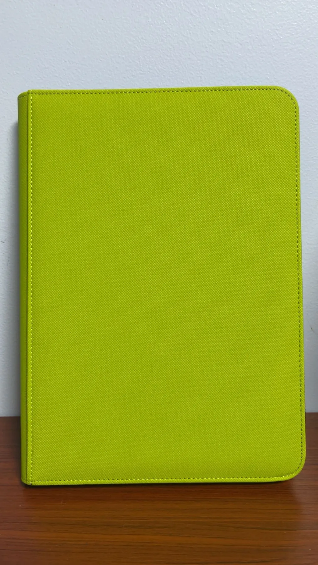 Green custom binder