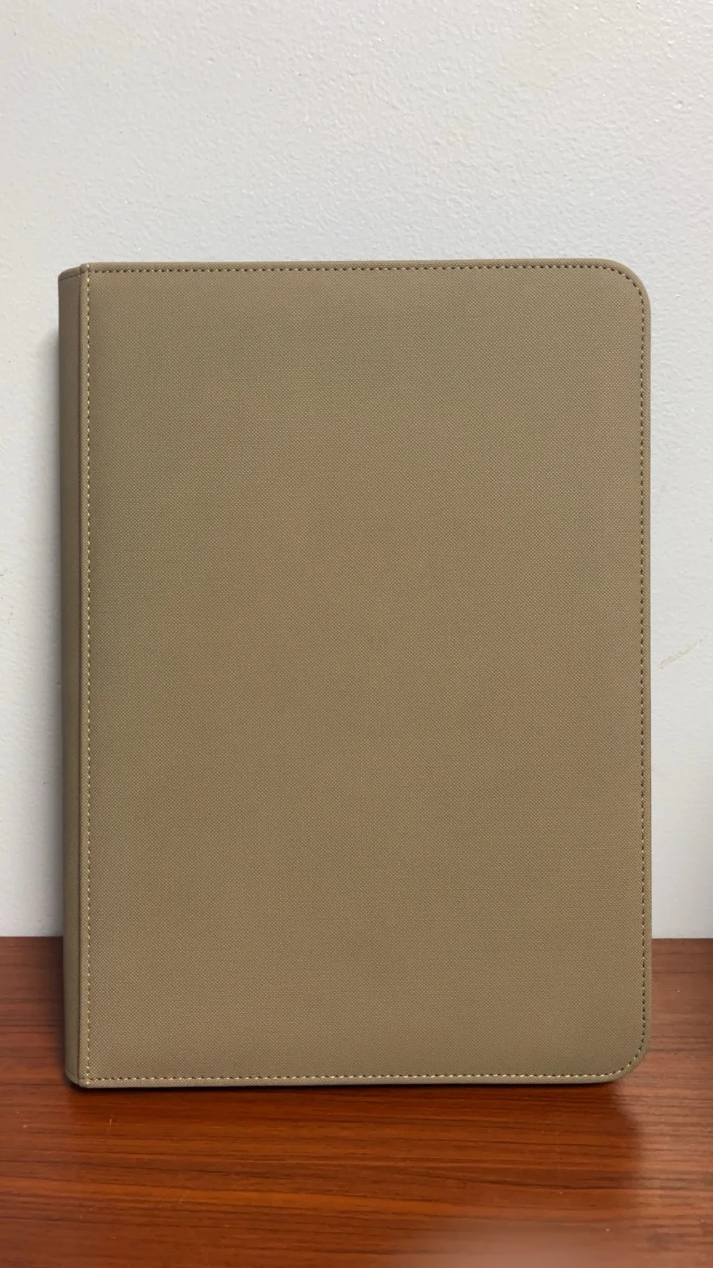 Gray custom binder