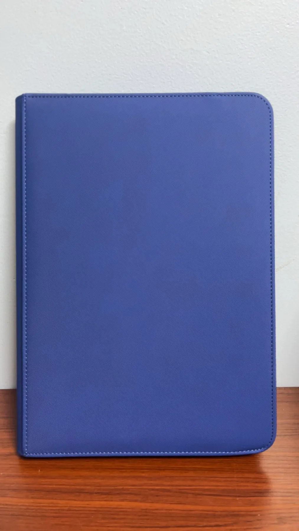 Blue custom binder