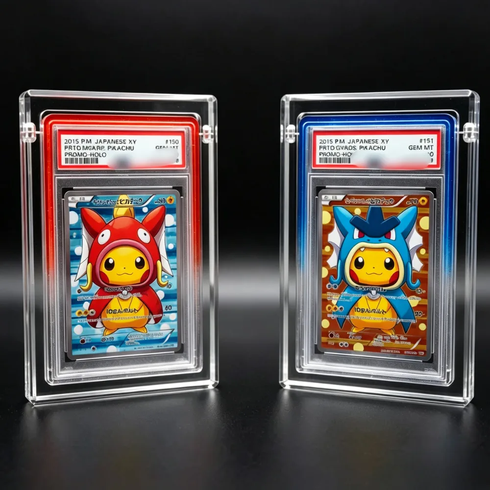 Magnetic Acrylic Protector for PSA Graded Cards UV Blocking Display (Fits bumpered slabs) preview